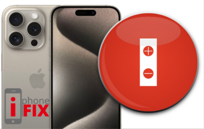 Επισκευή πλήκτρων έντασης ήχου iPhone 15 pro Max