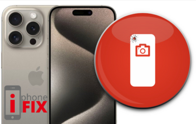 Επισκευή σπασμένο τζάμι πίσω κάμερας iPhone 15 pro Max