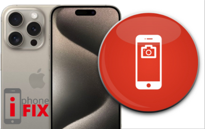 Επισκευή μπροστινής κάμερας iPhone 15 pro Max